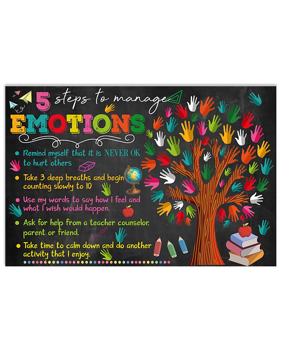 Step To Manage Emotions 17x11 Poster