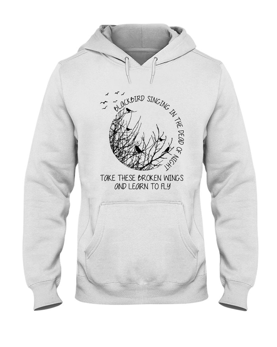Blackbird Singing Hooded Sweatshirt