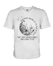 Blackbird Singing V-Neck T-Shirt thumbnail