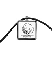 Blackbird Singing Cord Rectangle Necklace thumbnail