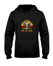 Peace Love Music Hooded Sweatshirt front