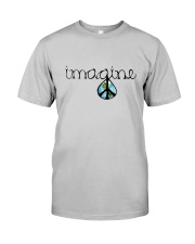 Imagine Peace Hippie Classic T-Shirt front