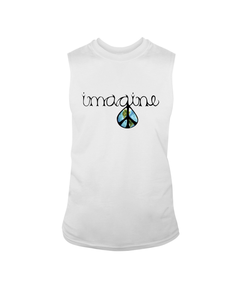 Imagine Peace Hippie Sleeveless Tee