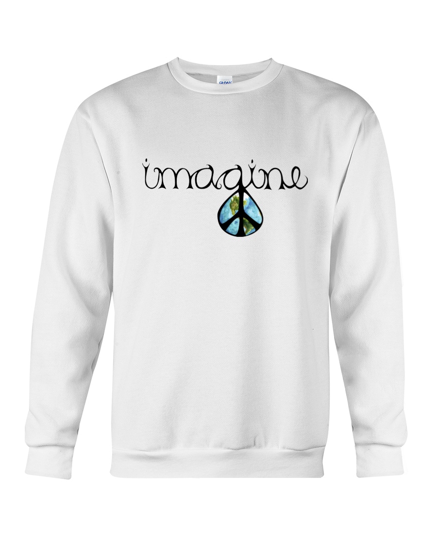 Imagine Peace Hippie Crewneck Sweatshirt