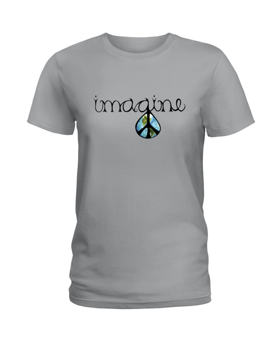 Imagine Peace Hippie Ladies T-Shirt