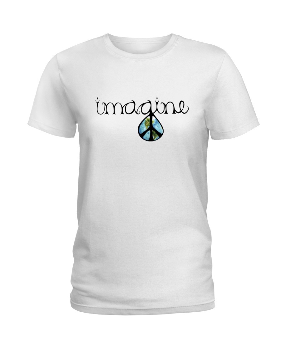 Imagine Peace Hippie Ladies T-Shirt