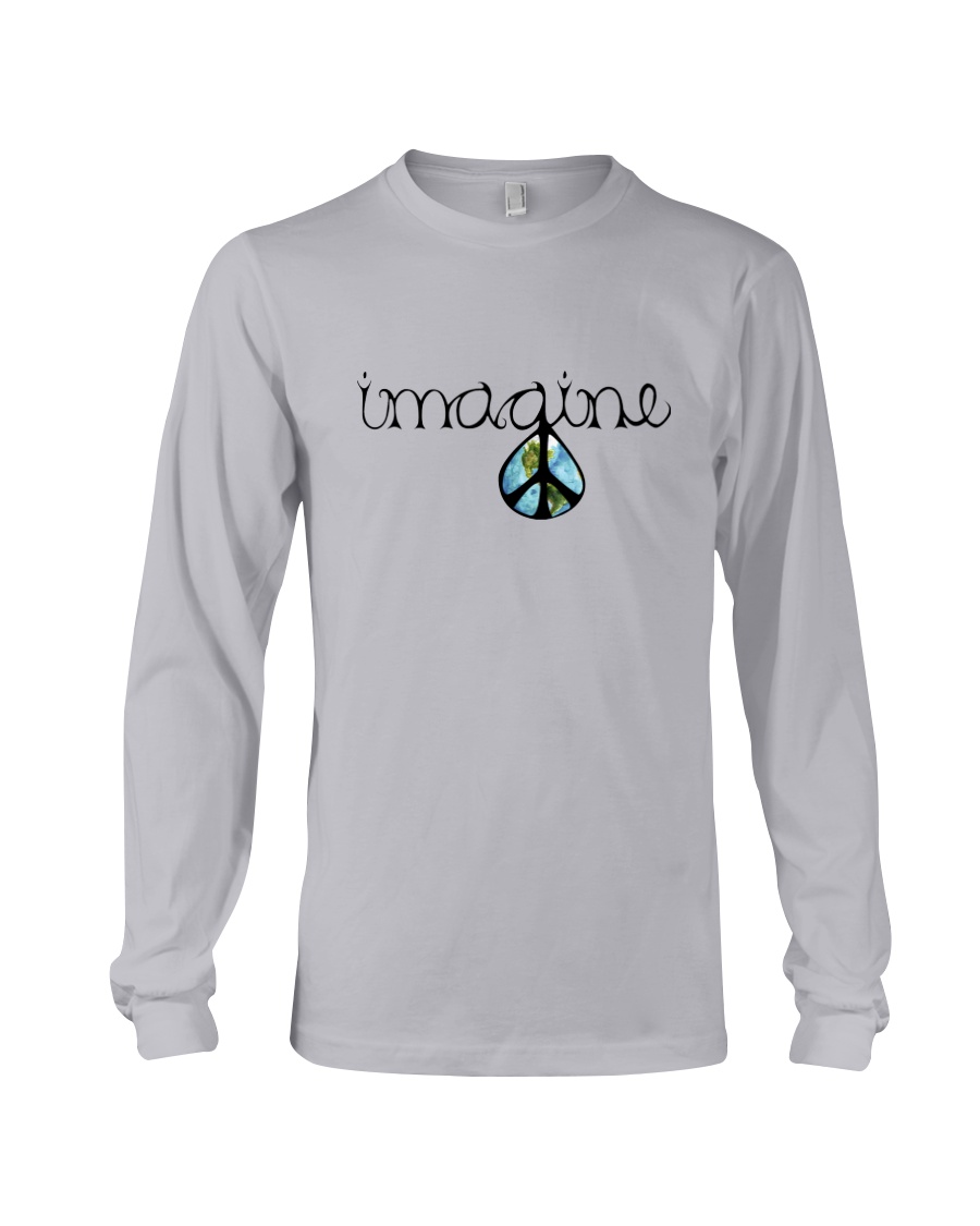 Imagine Peace Hippie Long Sleeve Tee