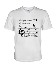 Whisper Words Of Wisdom V-Neck T-Shirt thumbnail