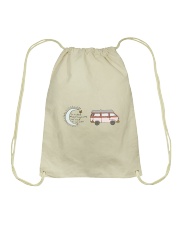 On A Dark Desert Highway Drawstring Bag thumbnail