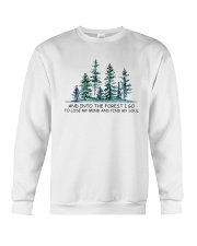 And Into The Forest I Go Crewneck Sweatshirt thumbnail