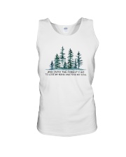 And Into The Forest I Go Unisex Tank thumbnail