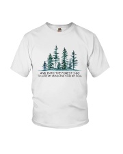 And Into The Forest I Go Youth T-Shirt thumbnail