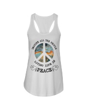 People Living Life In Peace Ladies Flowy Tank thumbnail