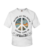 People Living Life In Peace Youth T-Shirt thumbnail