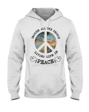 People Living Life In Peace Hooded Sweatshirt thumbnail