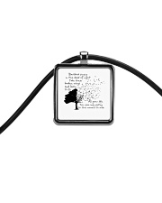Blackbird Singing Cord Rectangle Necklace thumbnail