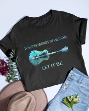 Whisper Words Of Wisdom Let It Be Classic T-Shirt custom-t-shirts-classic-lifestyle-front-457