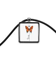 Let It Be Cord Rectangle Necklace thumbnail
