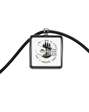 Myself What A Wonderful World Cord Rectangle Necklace thumbnail