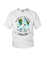 Imagine All The People Living Live In Peace Hippie Youth T-Shirt thumbnail