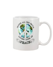 Imagine All The People Living Live In Peace Hippie Mug thumbnail