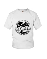 And Into The Forest I Go Youth T-Shirt thumbnail