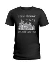 On The Dark Desert Highway Ladies T-Shirt thumbnail