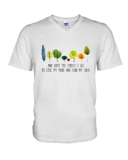 And Into The Forest I Go V-Neck T-Shirt thumbnail