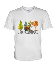 And Into The Forest I Go V-Neck T-Shirt thumbnail