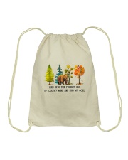 And Into The Forest I Go Drawstring Bag thumbnail