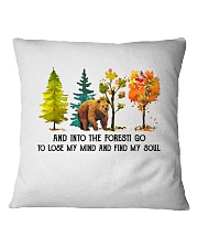 And Into The Forest I Go Square Pillowcase thumbnail