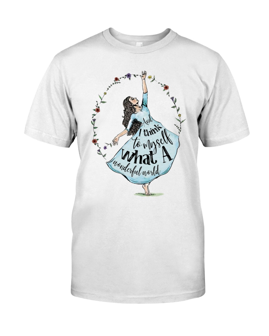 Myself What A Wonderful World Classic T-Shirt