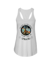 People Living Life In Peace Ladies Flowy Tank thumbnail