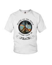 People Living Life In Peace Youth T-Shirt thumbnail