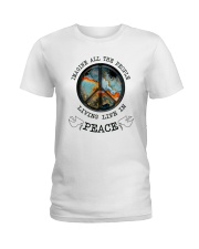 People Living Life In Peace Ladies T-Shirt thumbnail