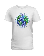Myself What A Wonderful World Ladies T-Shirt thumbnail