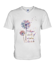 Whisper Words Of Wisdom V-Neck T-Shirt thumbnail
