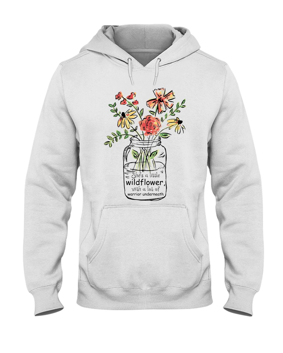 She Is A Little Wildflowers Hooded Sweatshirt
