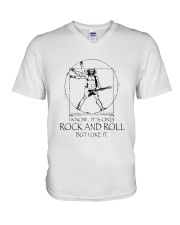 Only Rock And Roll V-Neck T-Shirt thumbnail