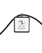 Only Rock And Roll Cord Rectangle Necklace thumbnail