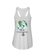Imagine Peace Hippie Ladies Flowy Tank thumbnail