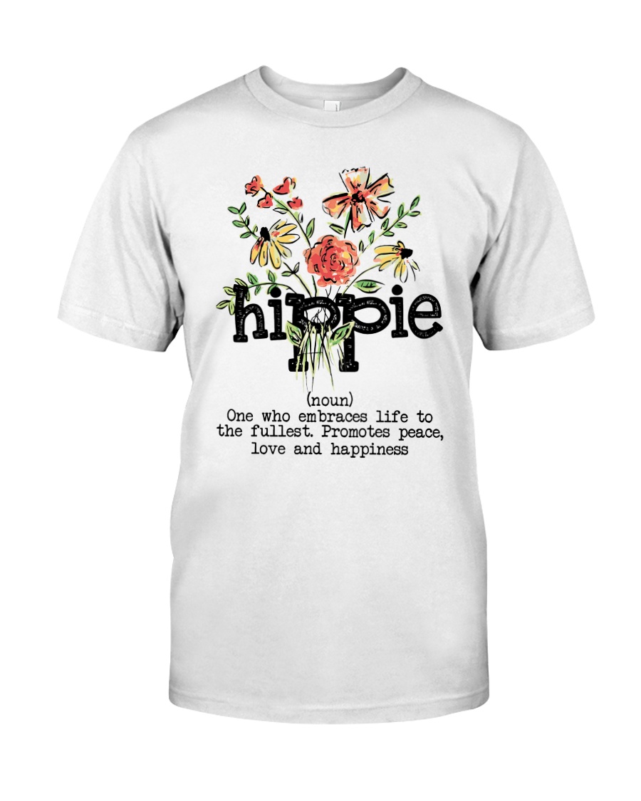 Hippie Flowers Classic T-Shirt