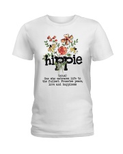 Hippie Flowers Ladies T-Shirt thumbnail