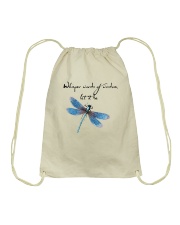 Whisper Words Of Wisdom 1 Drawstring Bag thumbnail