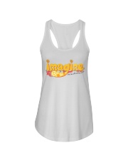 The World Will Live As One Ladies Flowy Tank thumbnail