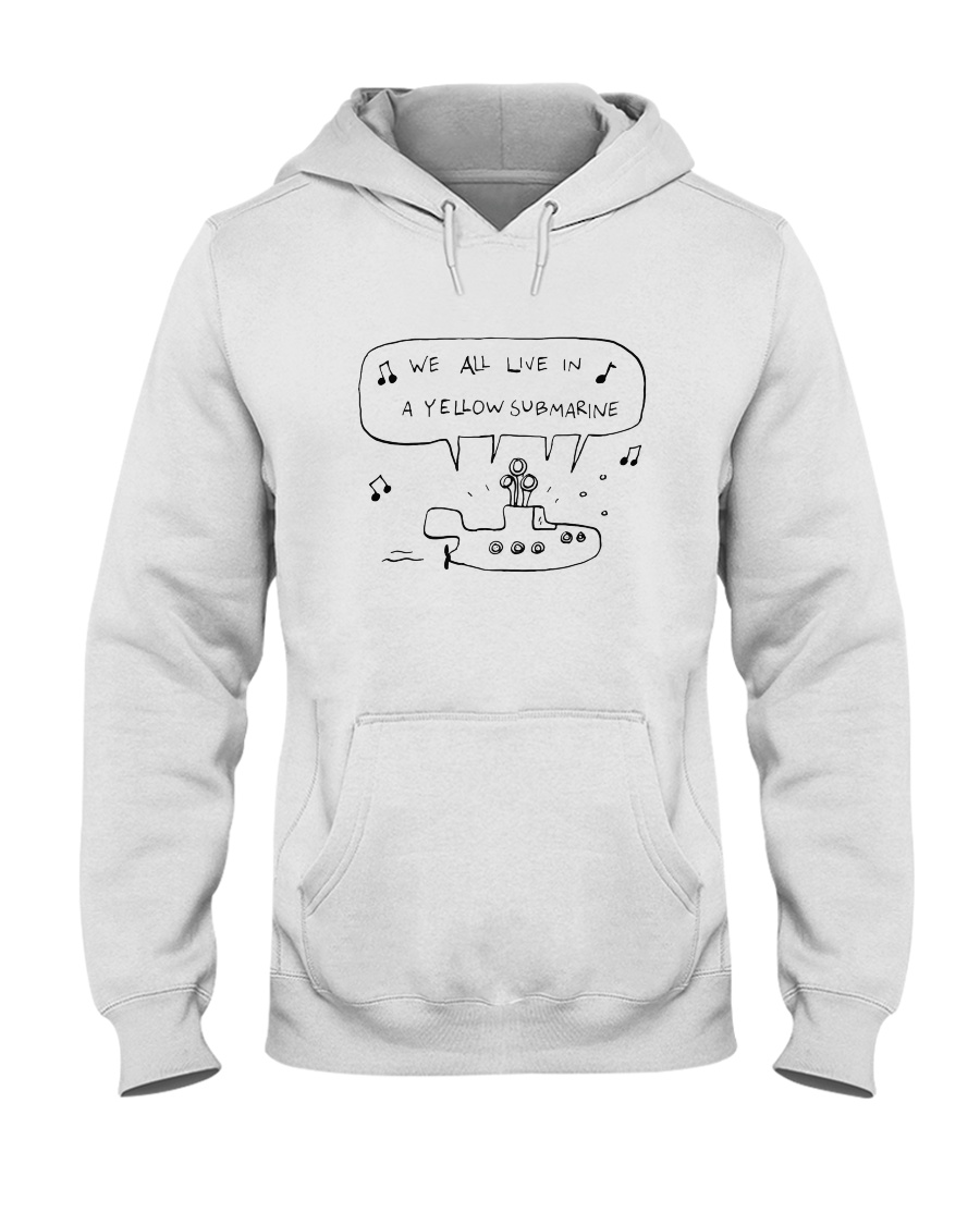 We All Live In Yellow Submarine Hooded Sweatshirt