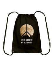 Hello Darkness - My Old Friend Drawstring Bag thumbnail