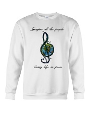 People Living Life In Peace Crewneck Sweatshirt thumbnail
