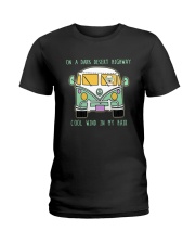 On A Dark Desert Highway Ladies T-Shirt thumbnail