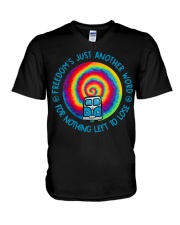 Freedom's Just Another World V-Neck T-Shirt thumbnail